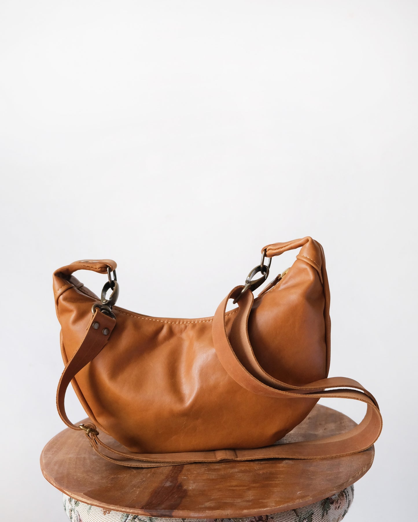Mini Juno Bag: Cognac