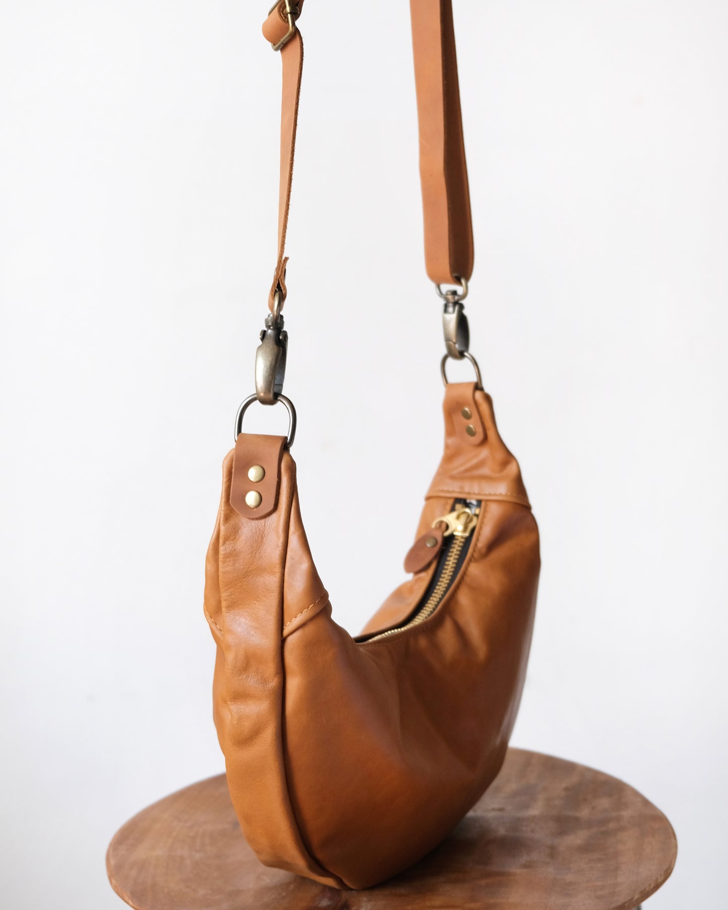 Mini Juno Bag: Cognac