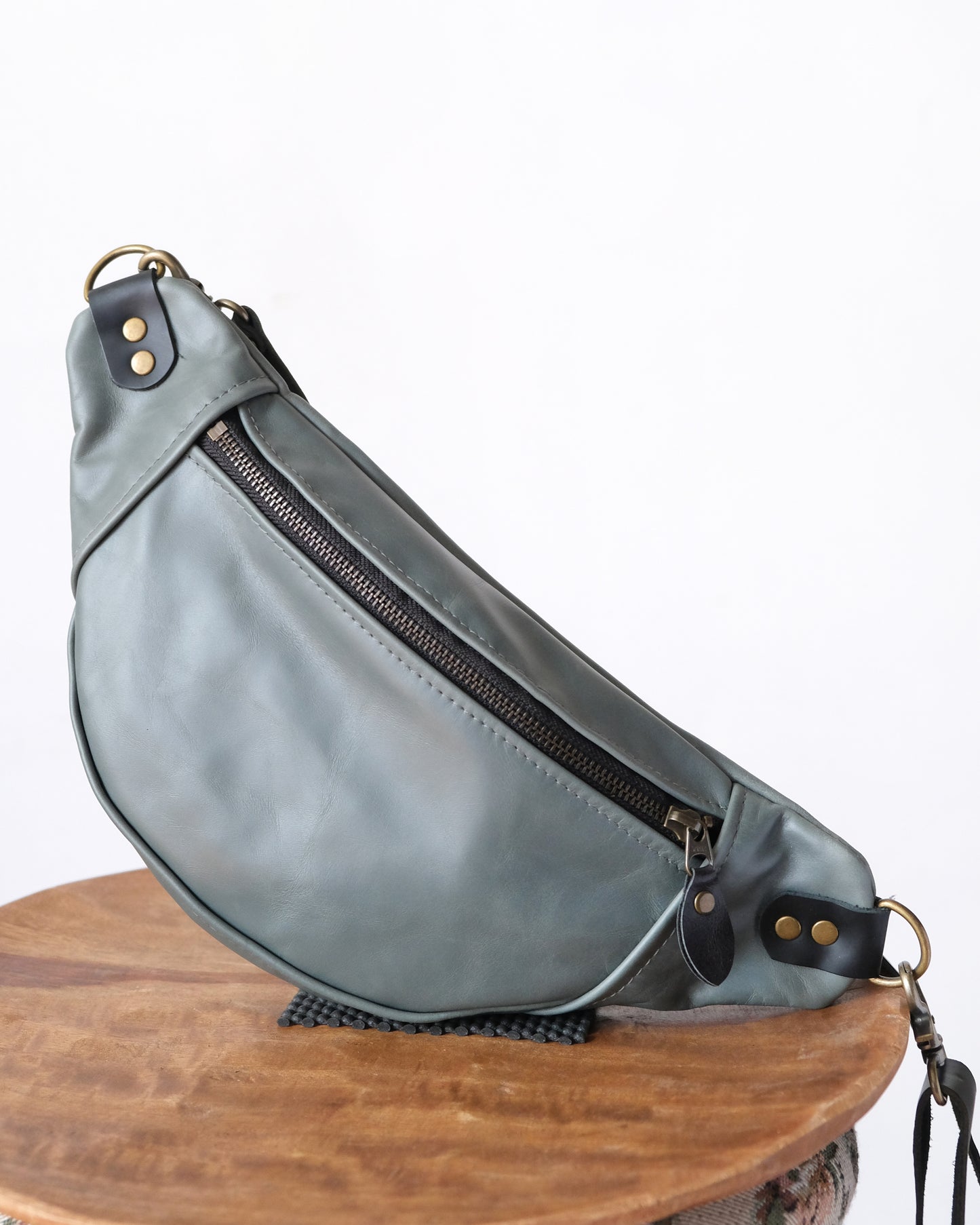 Mini Tabitha: Seafoam Leather