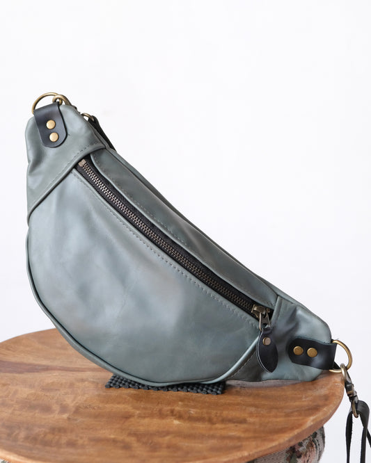 Mini Tabitha: Seafoam Leather