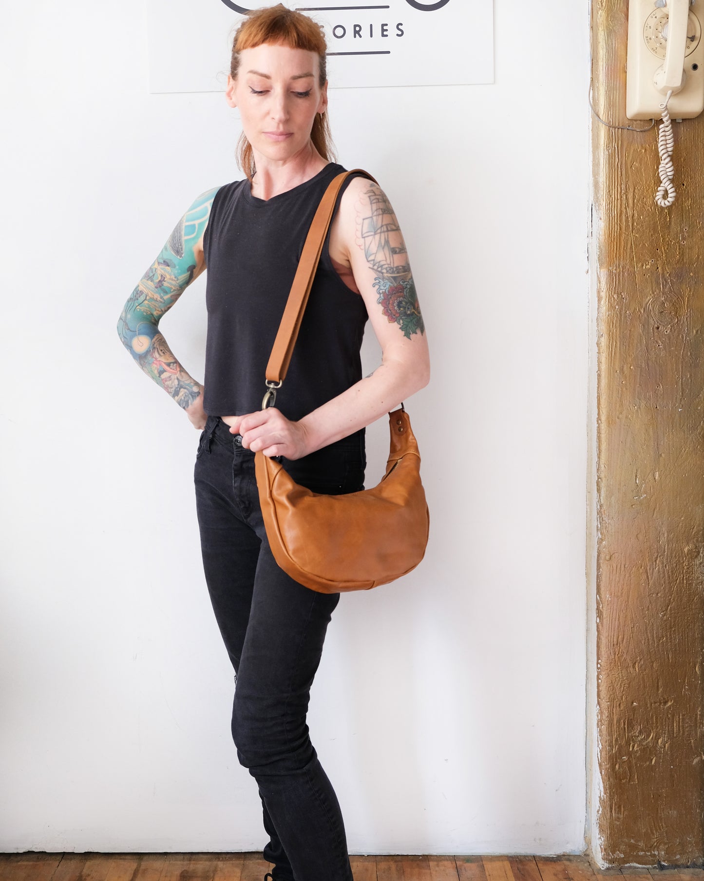 Mini Juno Bag: Cognac