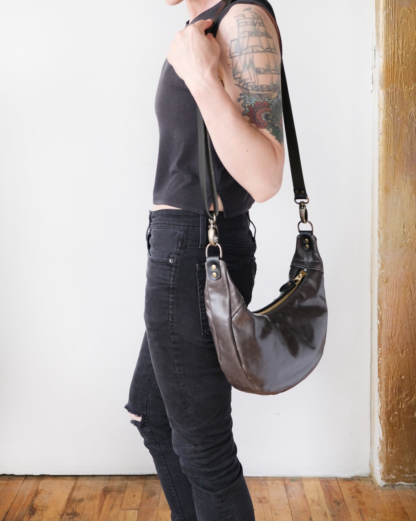 Mini Juno Bag: Dark Grey