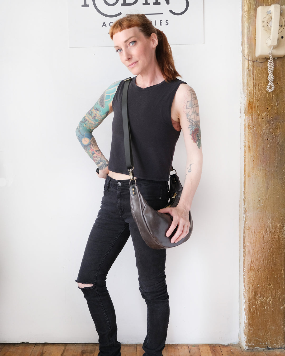 Mini Juno Bag: Dark Grey