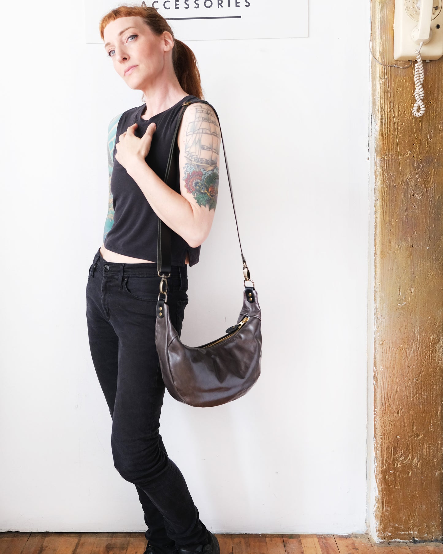 Mini Juno Bag: Dark Grey