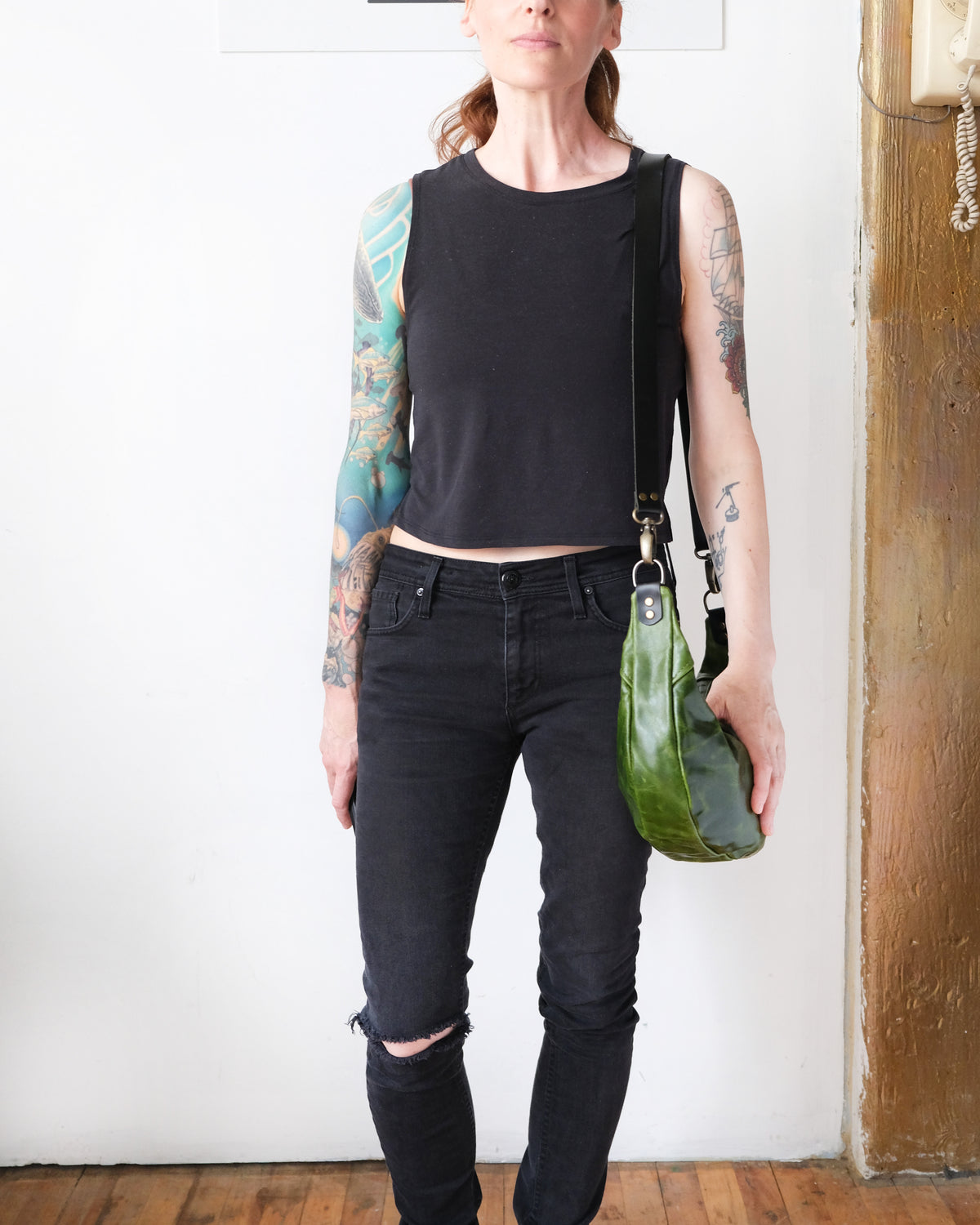 Mini Juno Bag: Bright Green