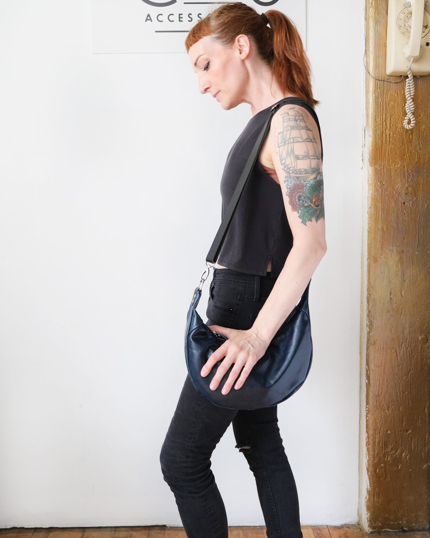 Mini Juno Bag: Navy