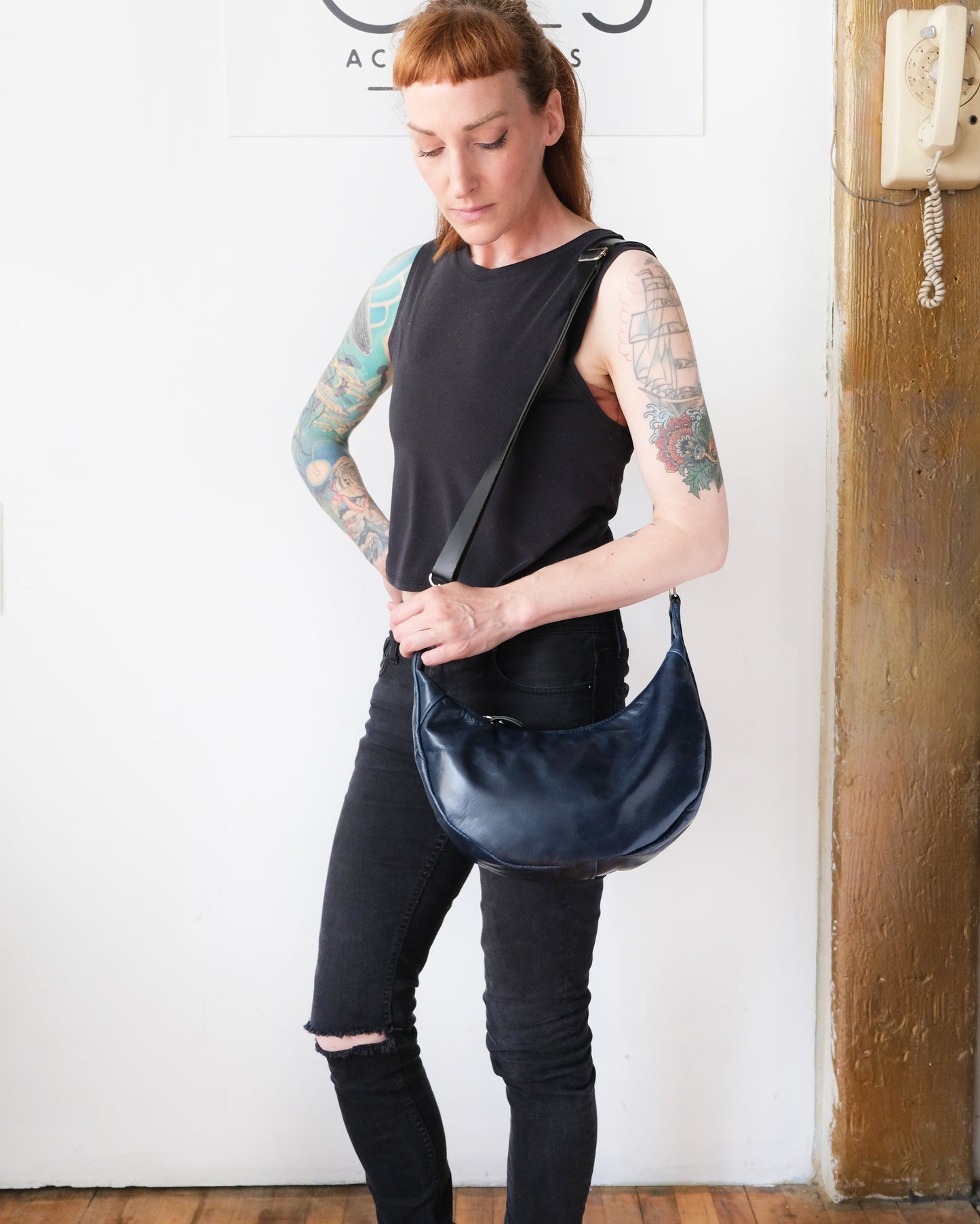 Mini Juno Bag: Navy