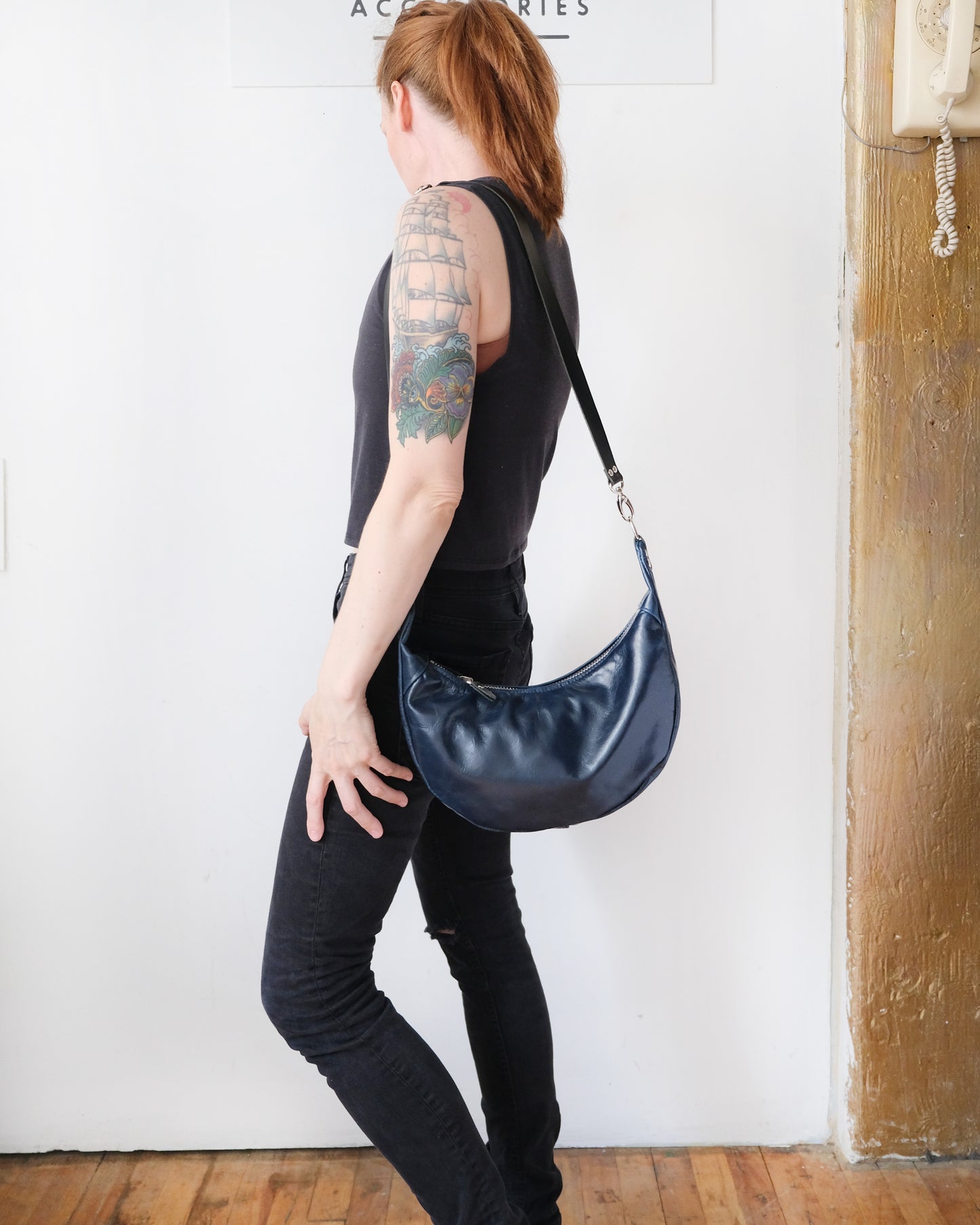 Mini Juno Bag: Navy