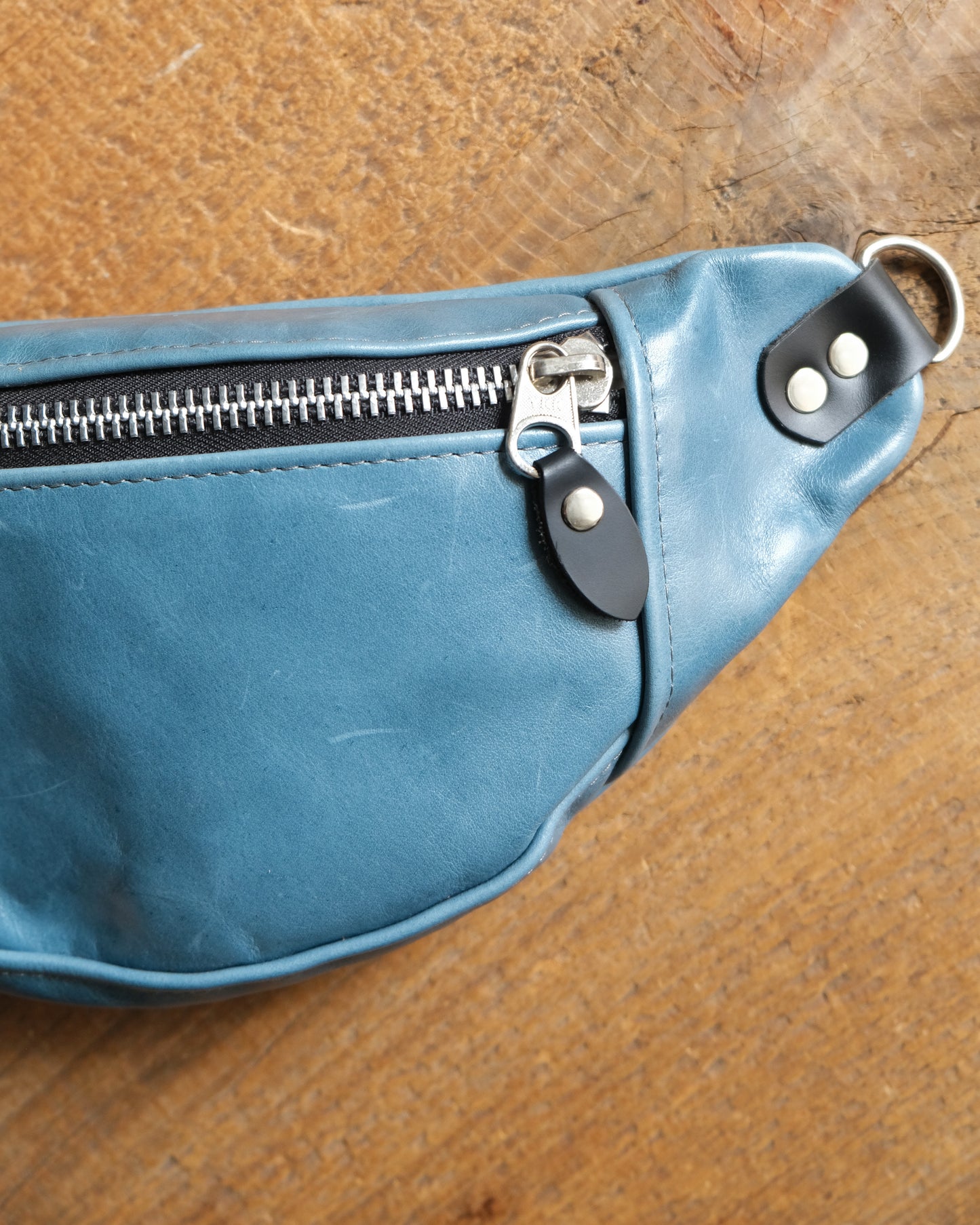 Mini Tabitha: Bright Blue Leather