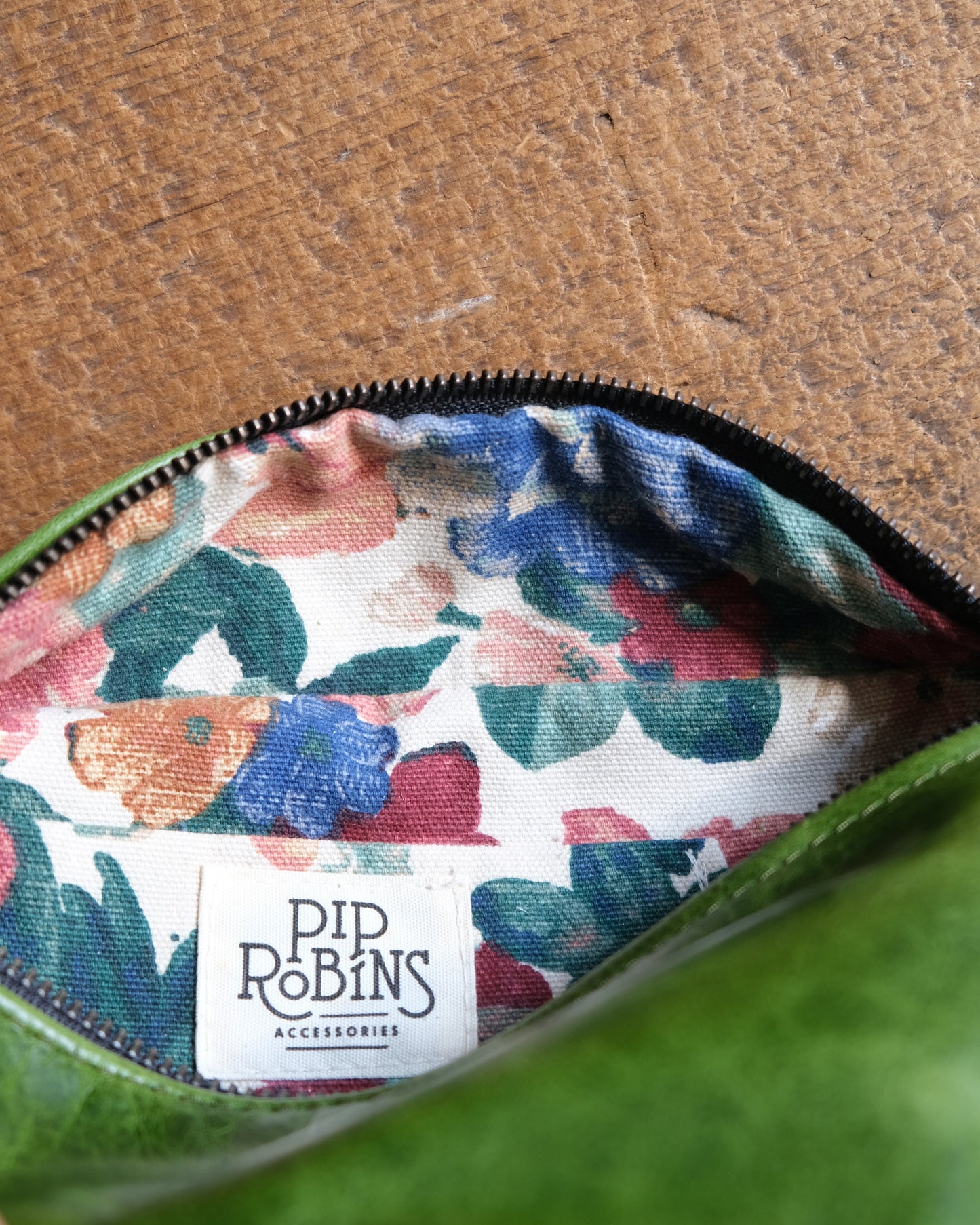 Mini Tabitha: Bright Green Leather