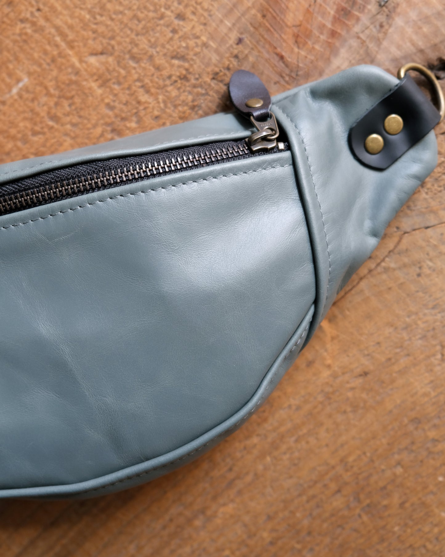 Mini Tabitha: Seafoam Leather