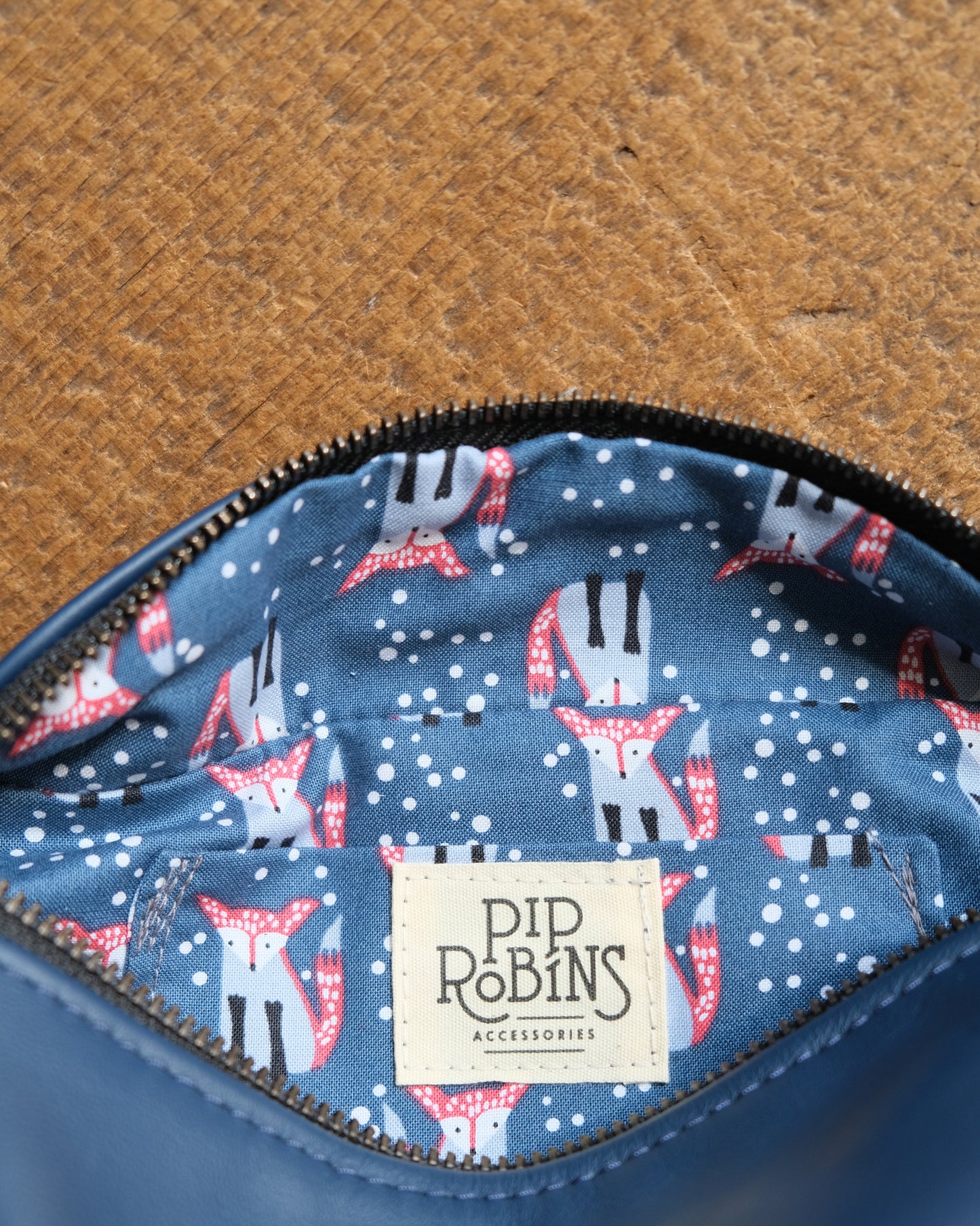 Mini Tabitha: Navy Leather