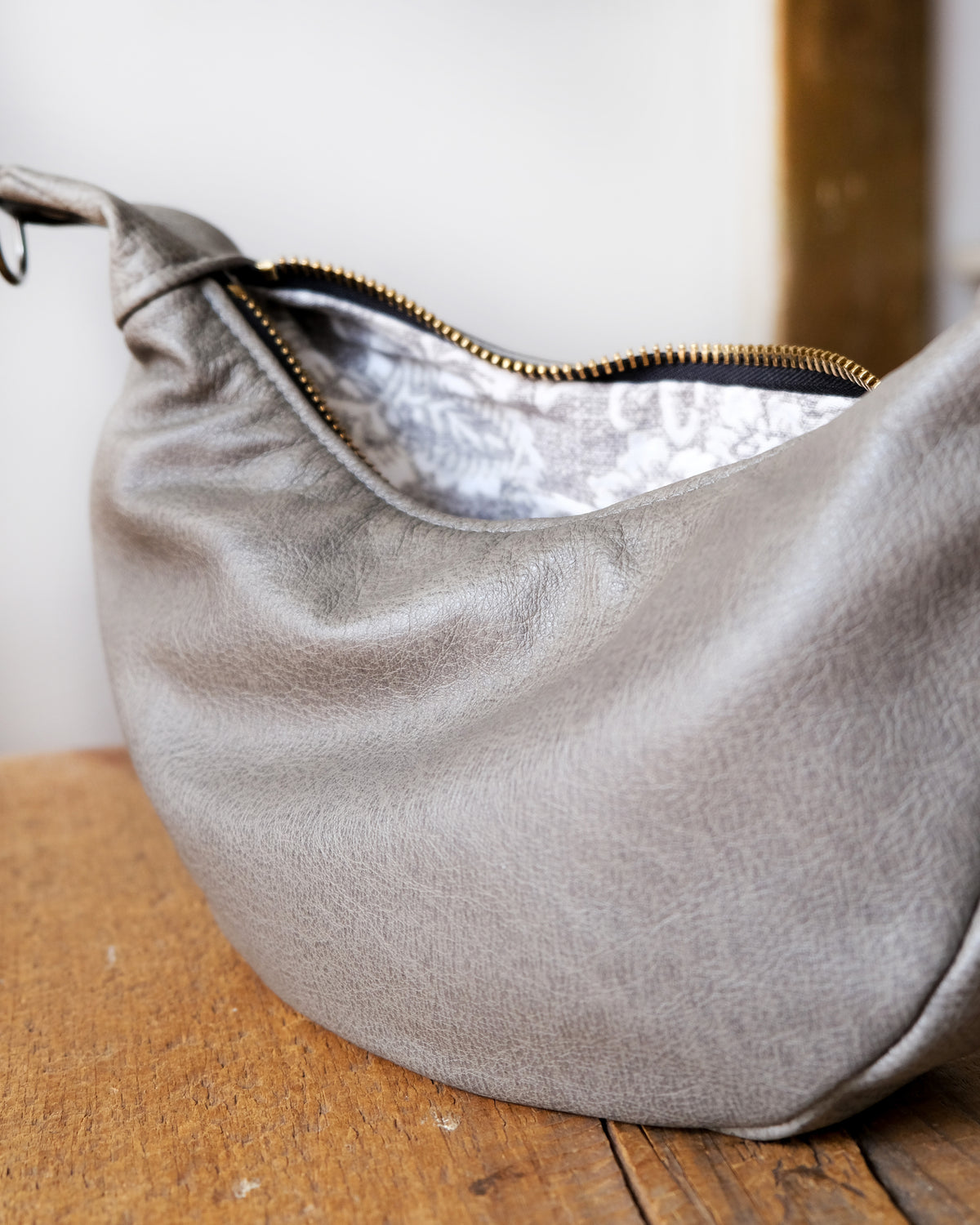 Mini Juno Bag: Medium Grey