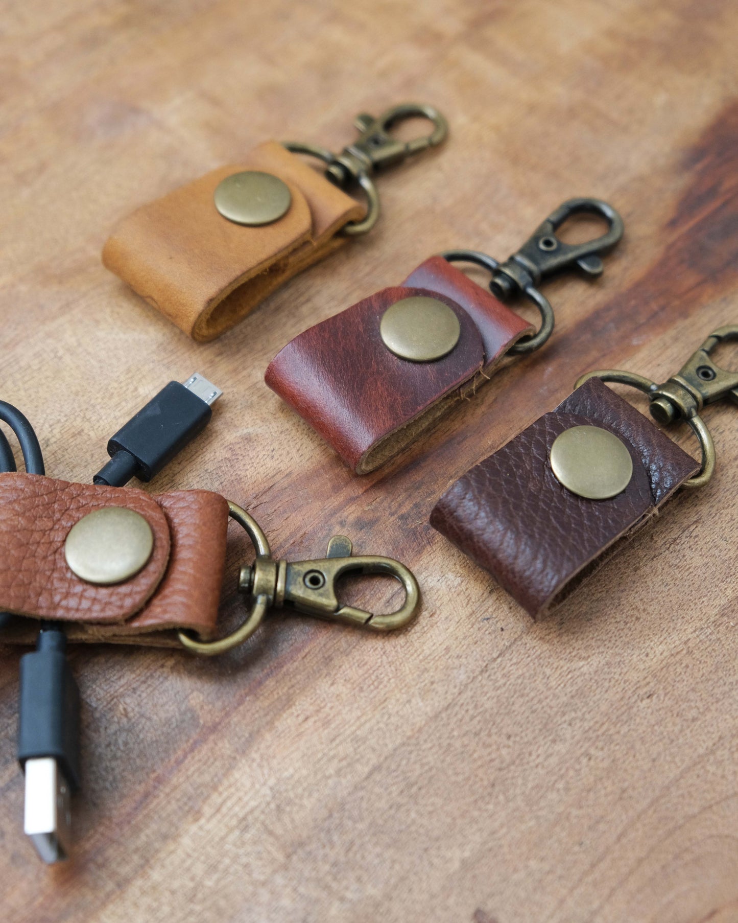 Cord Keepers: Four-pack browns