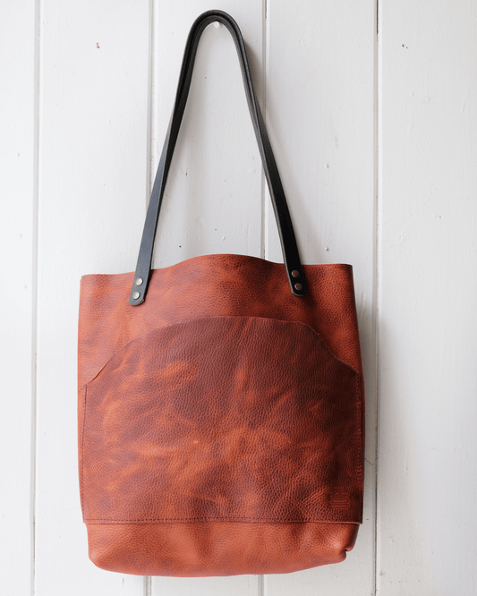 Hot Pepper Leather Everyday Tote VI
