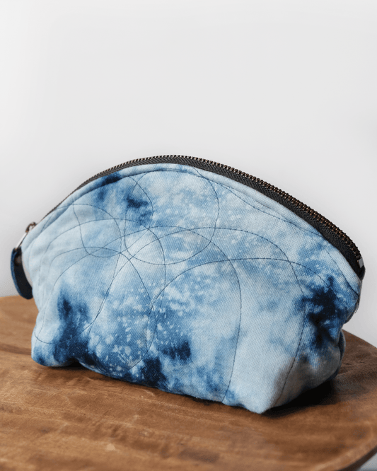 Max Lex Pouch: Bleached Denim