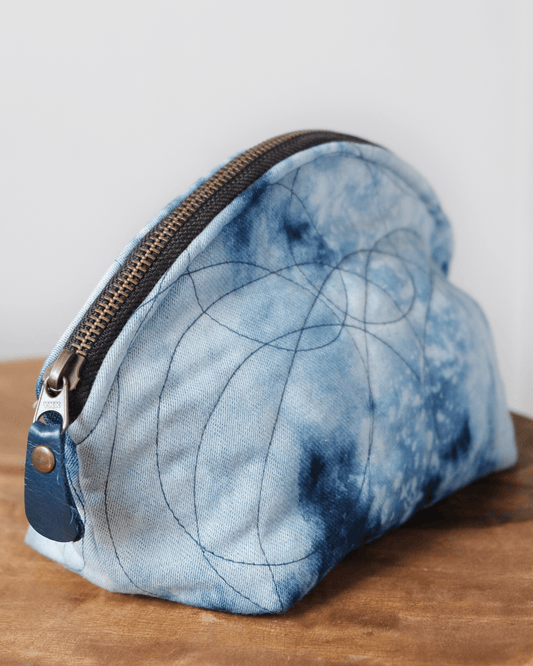 Max Lex Pouch: Bleached Denim