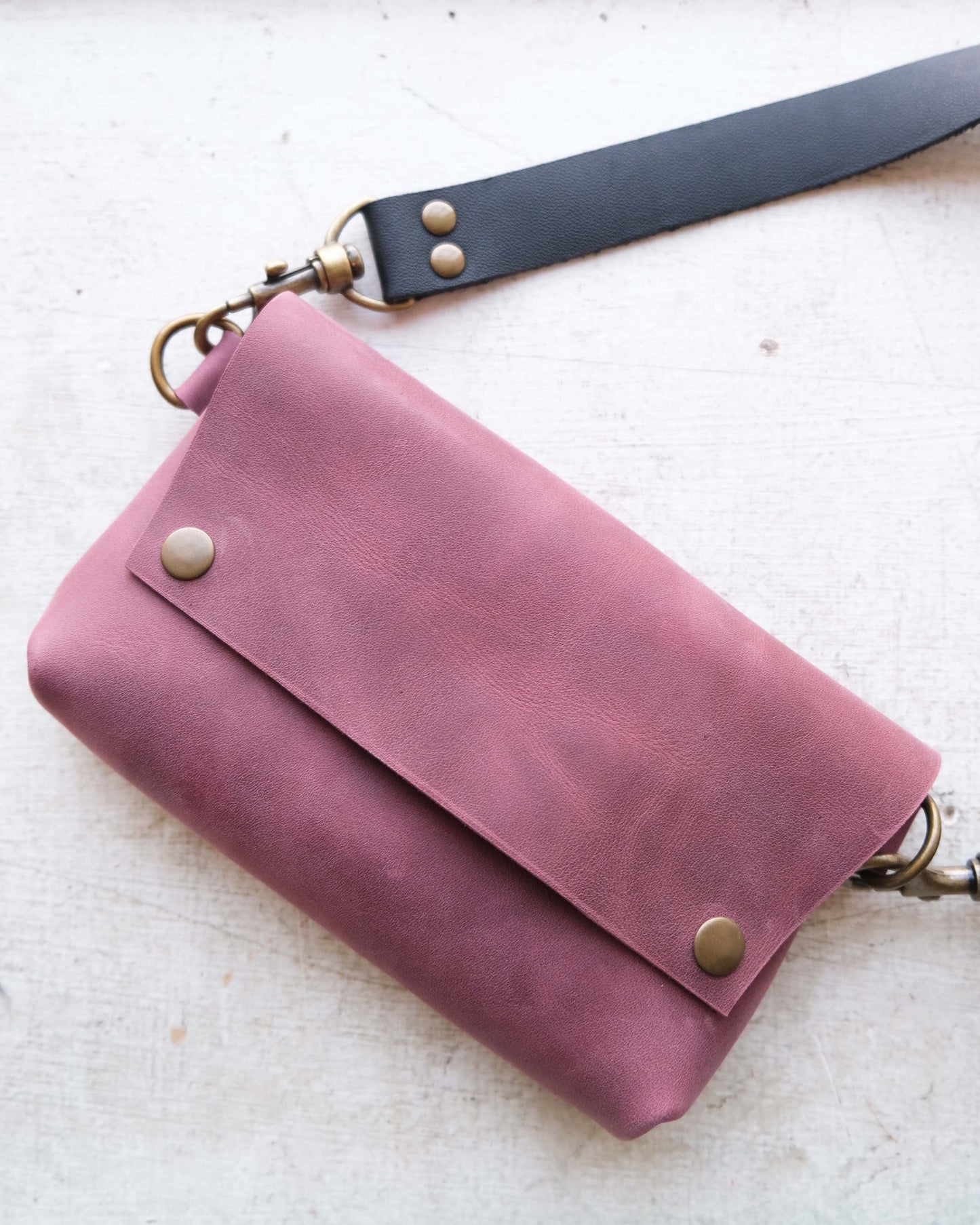 Luna Bag: Lilac Leather