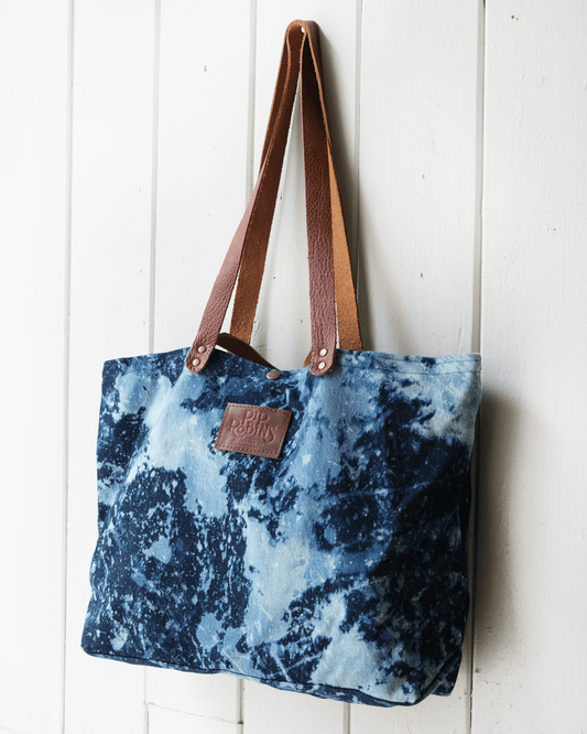 Mini-Mini Maggie Bag: Bleached Denim