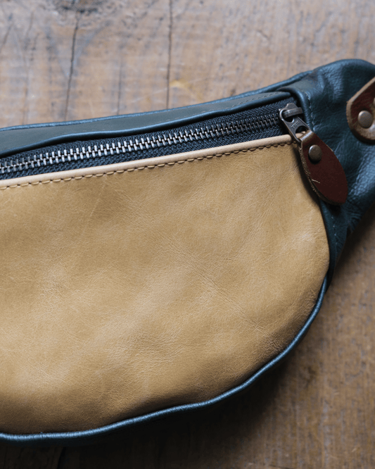 Mini Tabitha: Forest Green and Camel