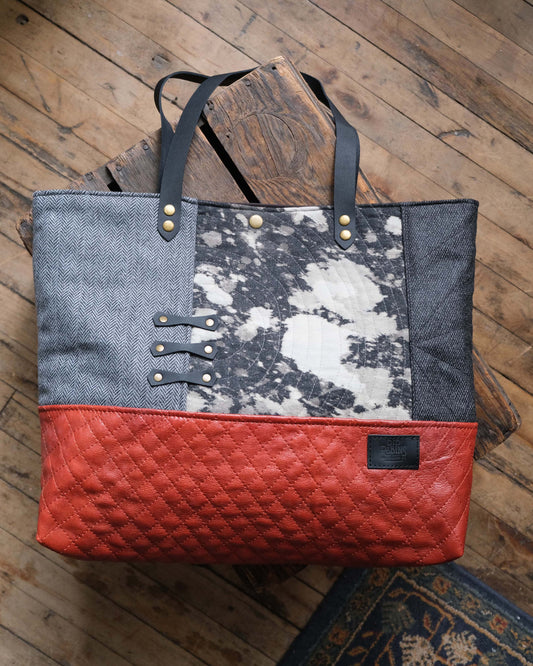 Large Quilted Carry-All Tote No. 10
