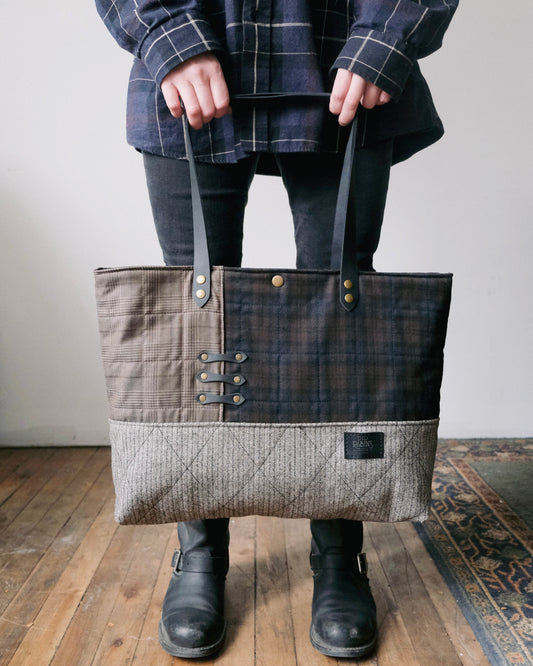 Large Quilted Carry-All Tote No. 13