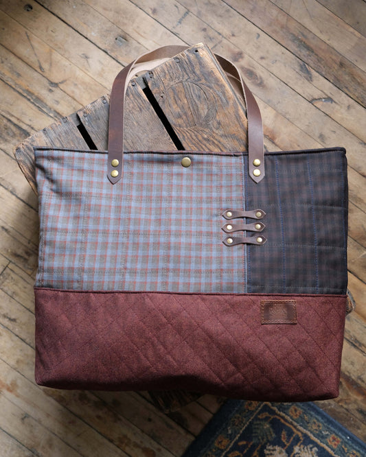 Large Quilted Carry-All Tote No. 15