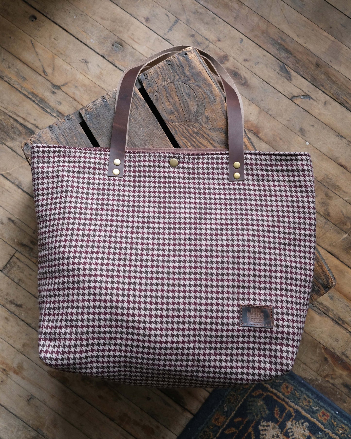 Large Quilted Carry-All Tote No. 19
