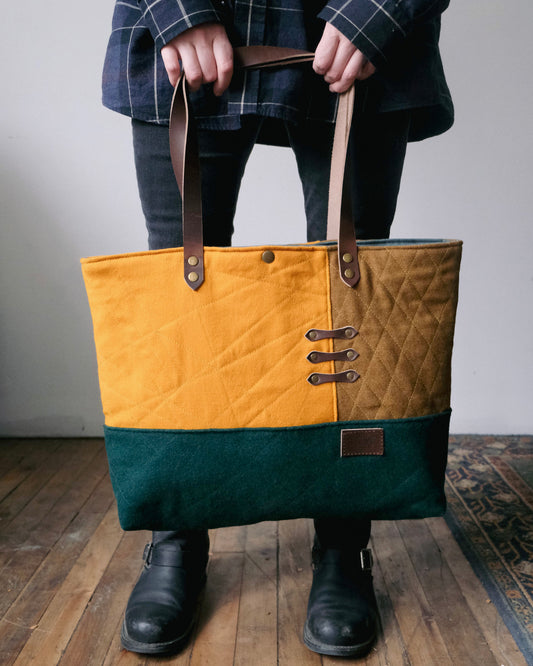 Large Quilted Carry-All Tote No. 2