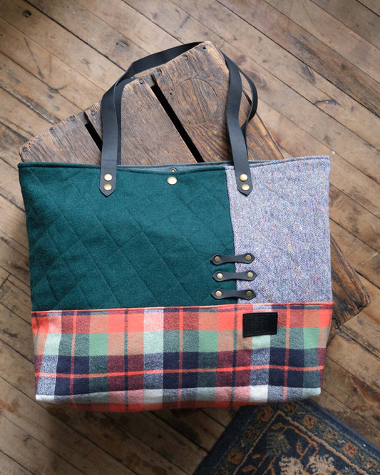 Large Quilted Carry-All Tote No. 7