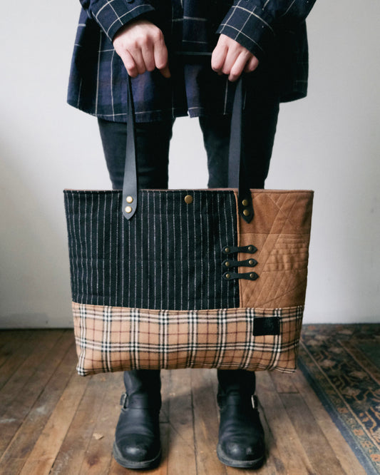 Large Quilted Carry-All Tote No. 9