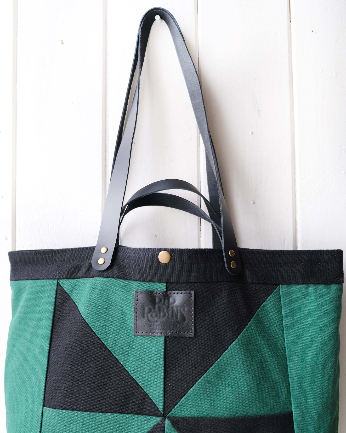 Mini-Mini Maggie Bag: Emerald and Onyx