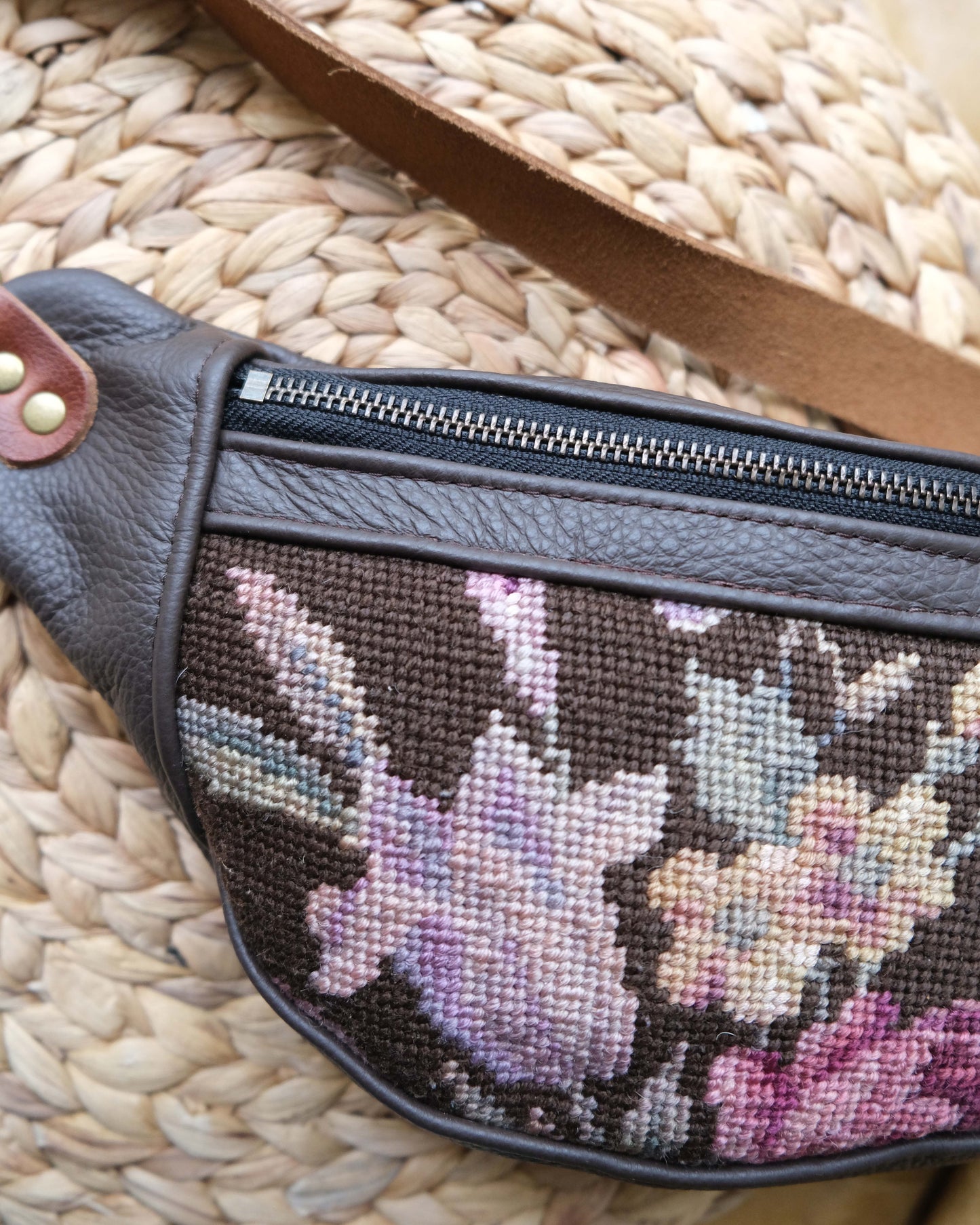 Mini Tabitha: Floral Needlepoint