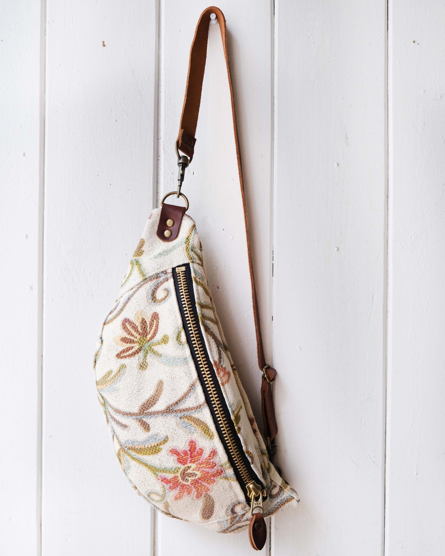 Tabitha Bag: Cream Floral