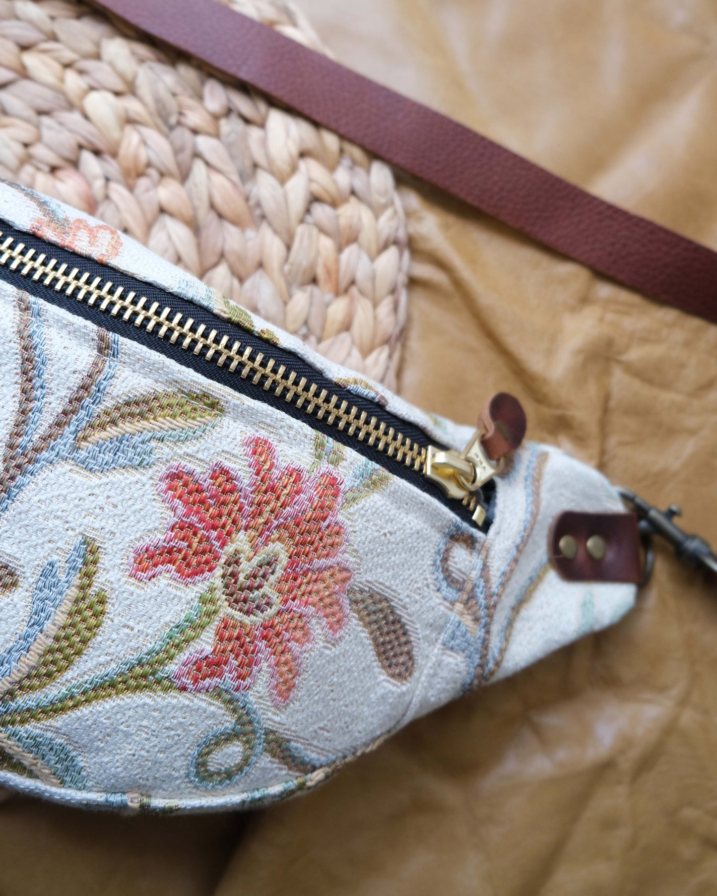 Tabitha Bag: Cream Floral