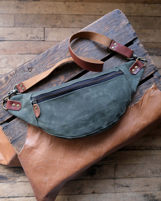 Tabitha Bag: Waxed Canvas