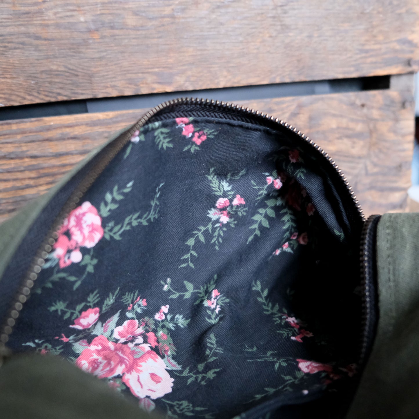 Waxed Canvas Dopp Kit