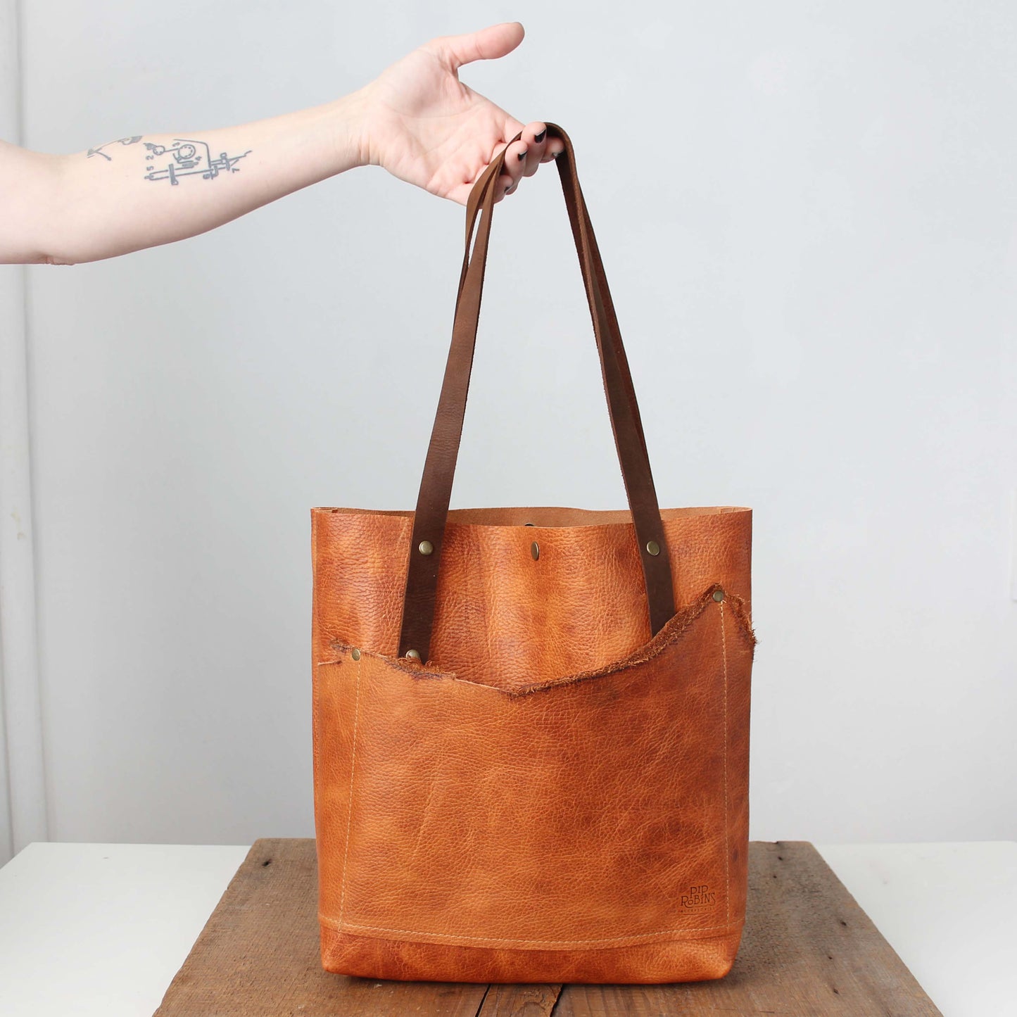 Everyday Leather Tote: Copper 5