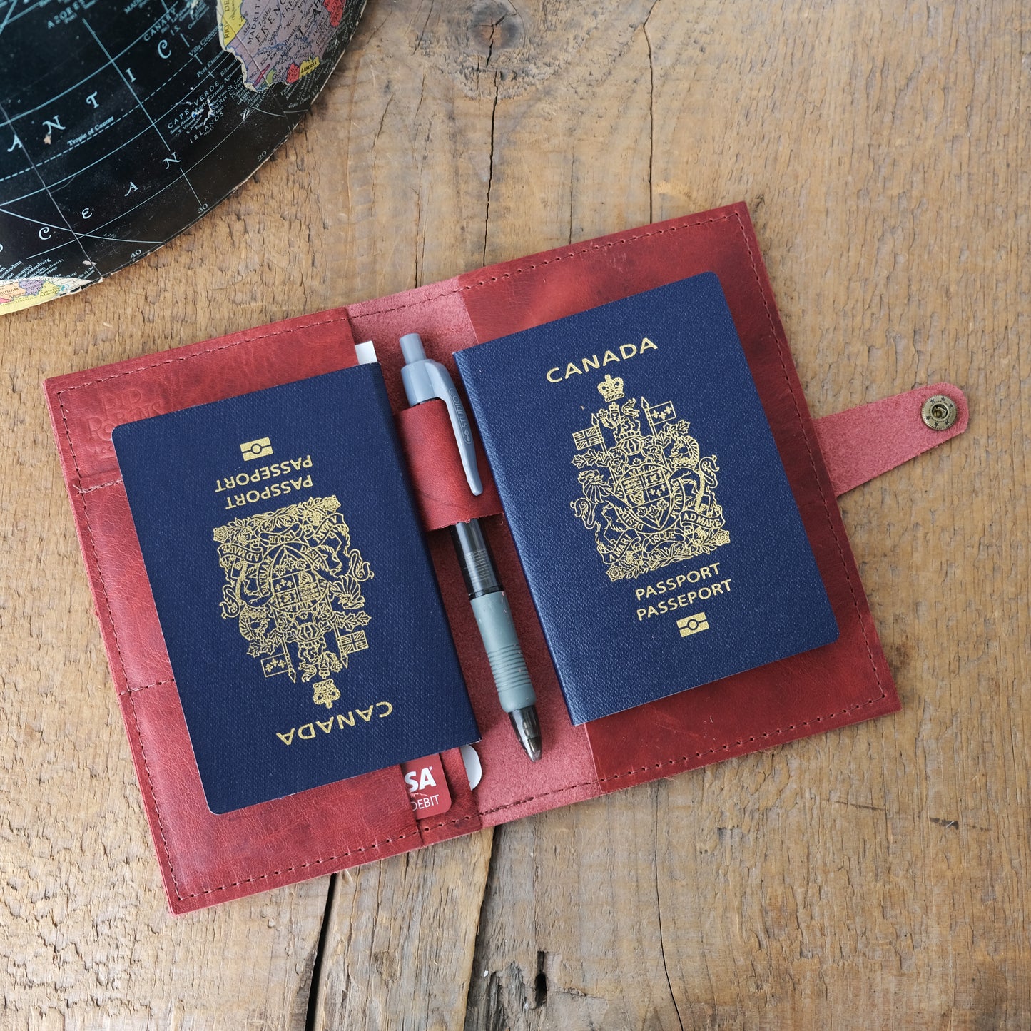 Passport Wallet: Crimson